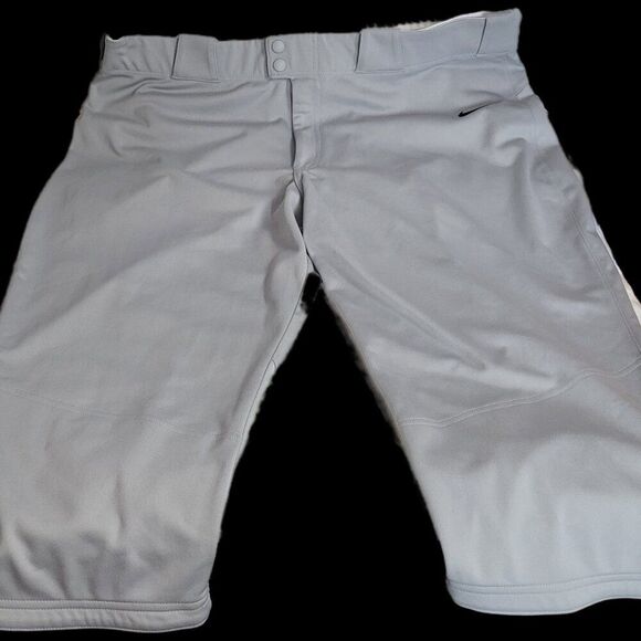 NEW Nike XXL Women's Baseball Pants Team Engineered athletic athlete gray capri - Picture 1 of 9